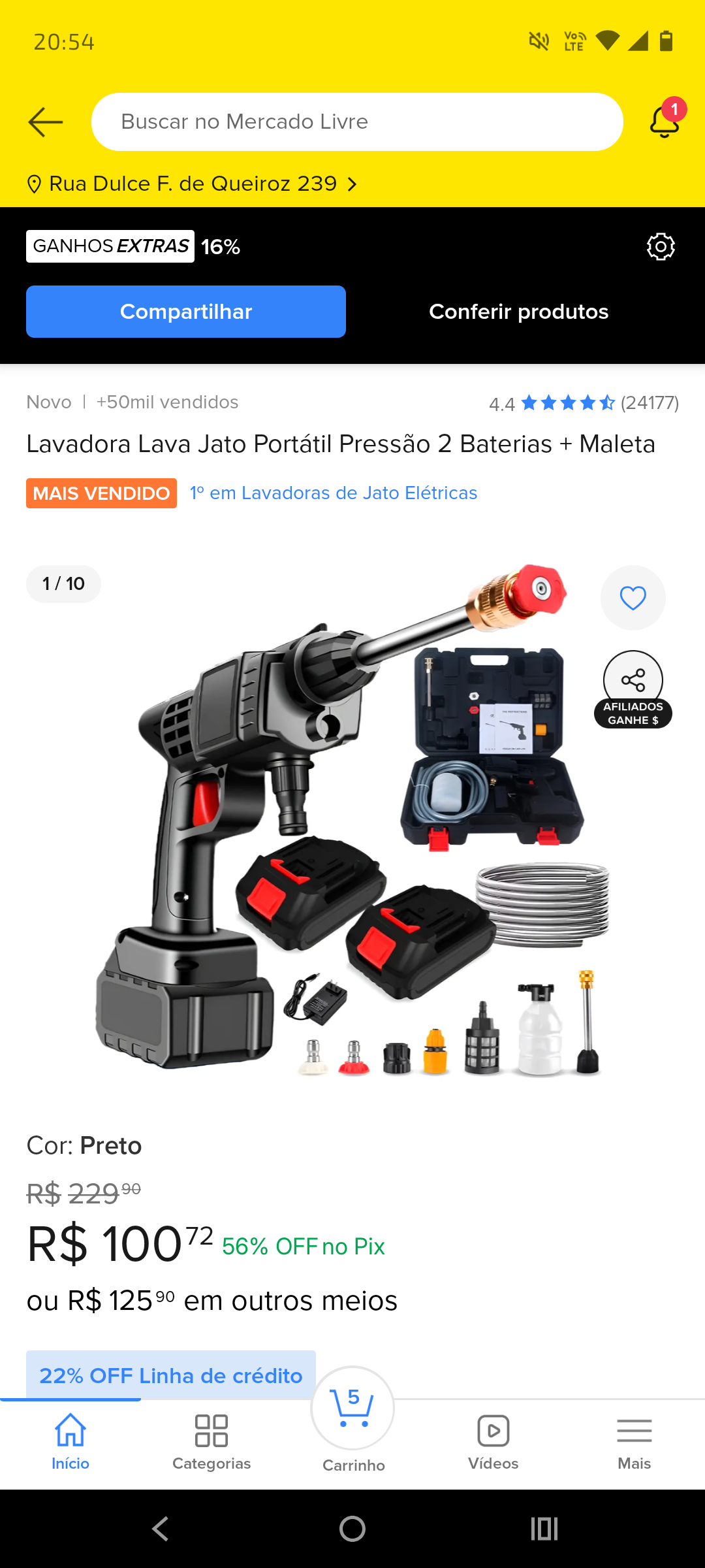 Produto Mercado Livre